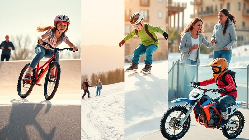 4 Extreme Sports Kids Love: A Parent's Complete Guide to BMX, Motocross, Skiing, and Parkour