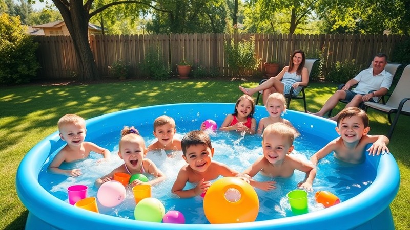 5 Creative Games to Transform Your Kiddie Pool into Summer Fun Central