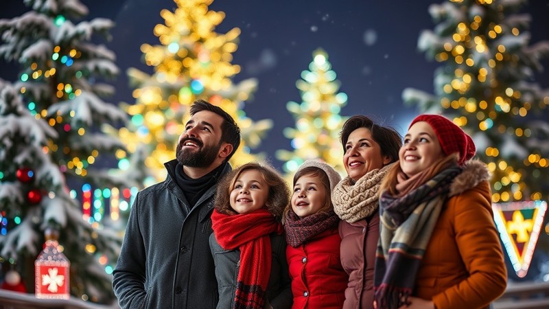 The Best Places to See Holiday Lights in Canada